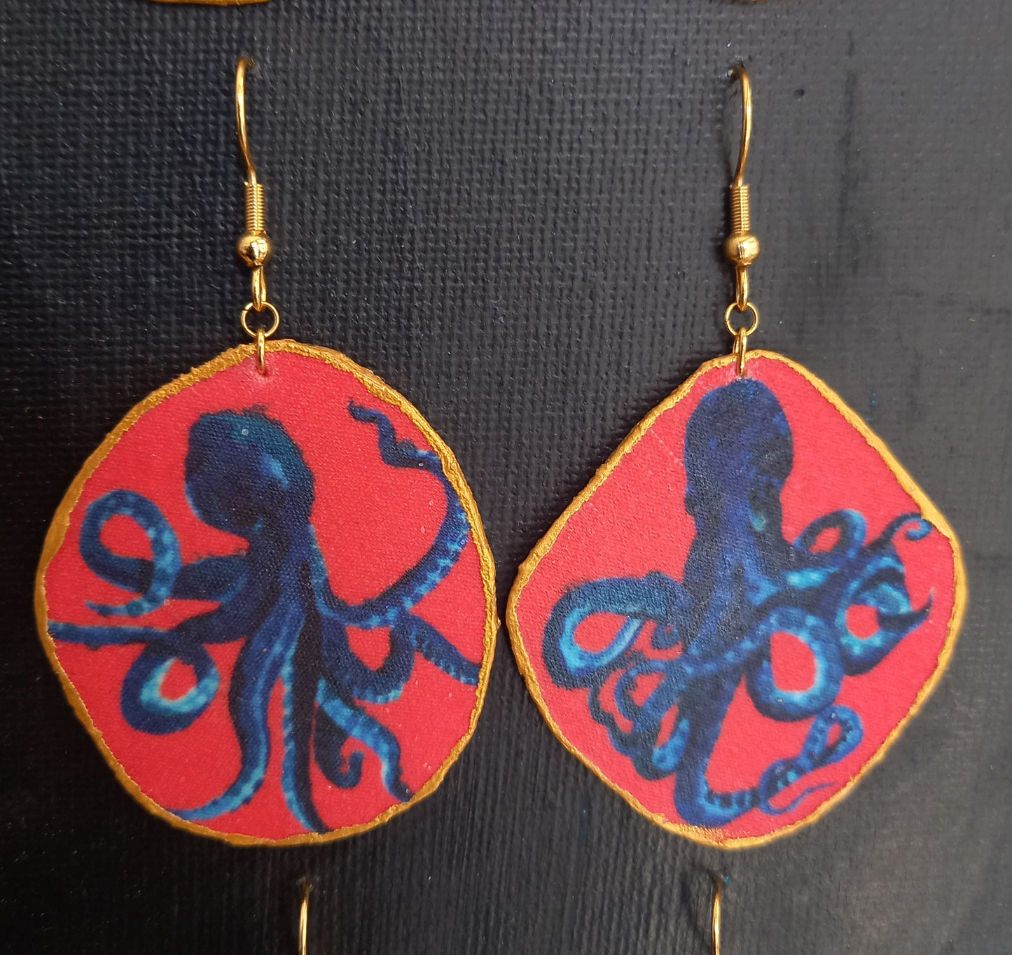 Brincos Polvo Azul