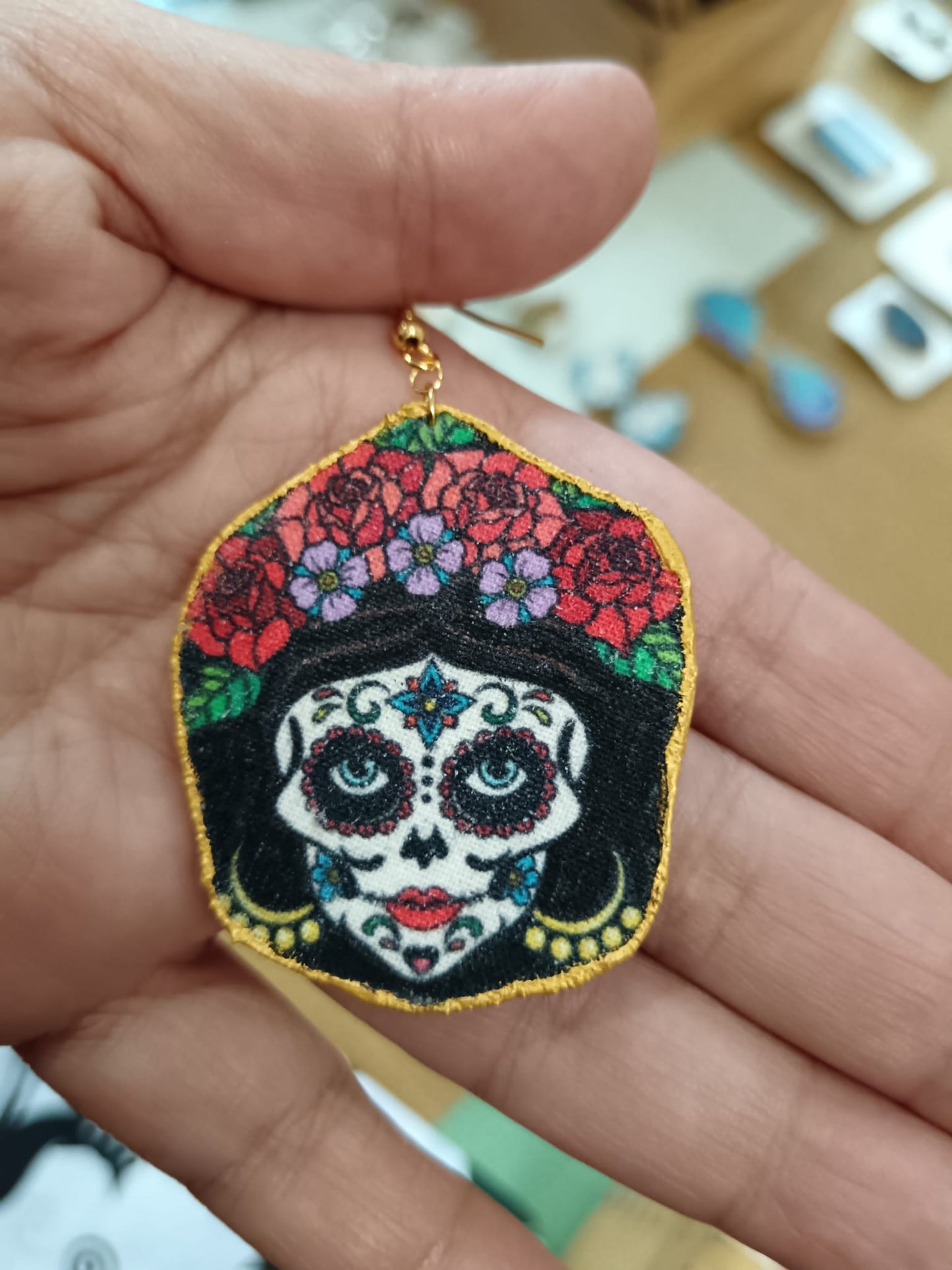 Brincos Calavera