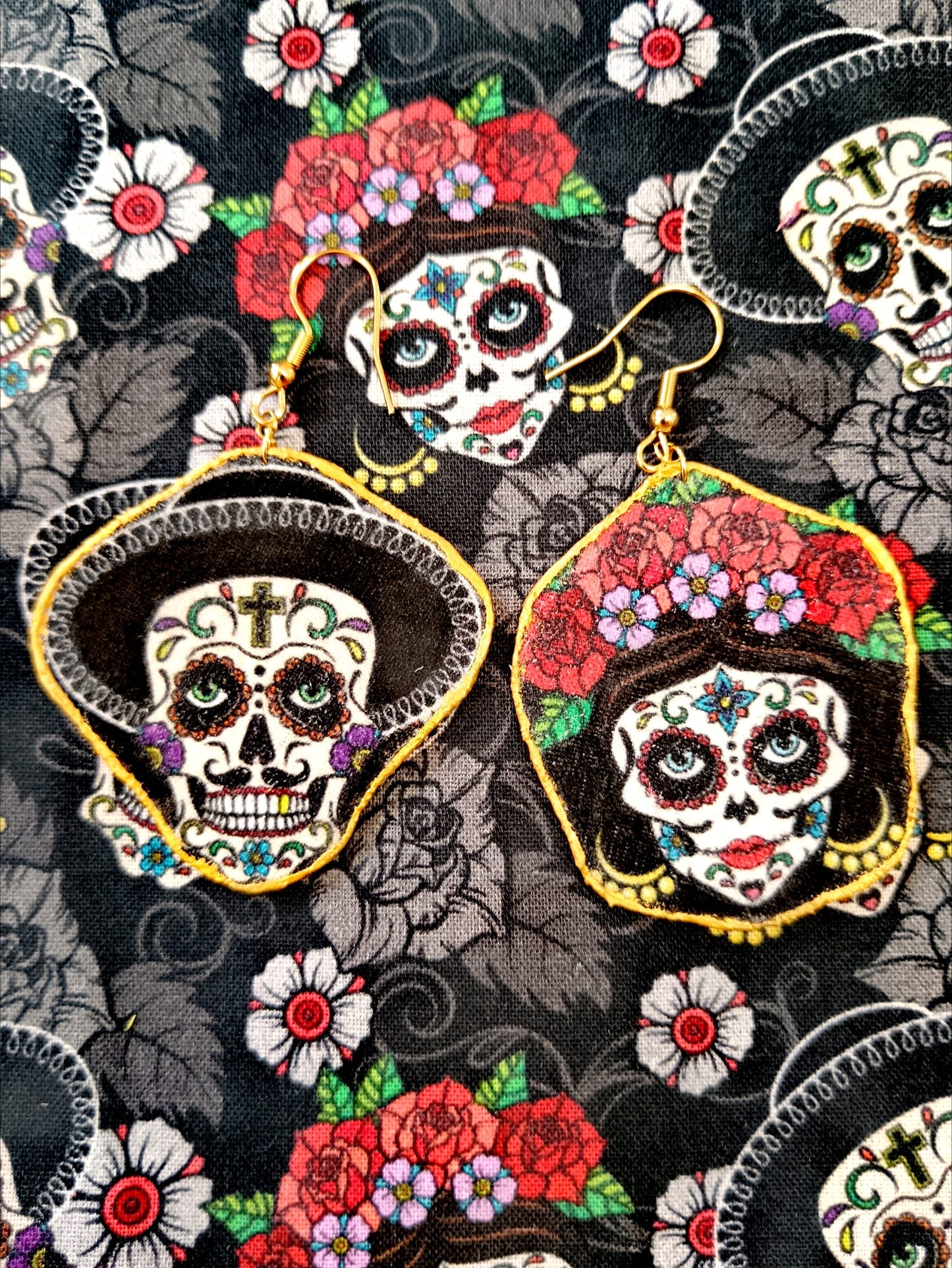 Brincos Calavera